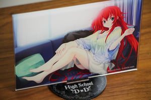 Image of Rias Gremory Acrylic Panel Stand Official