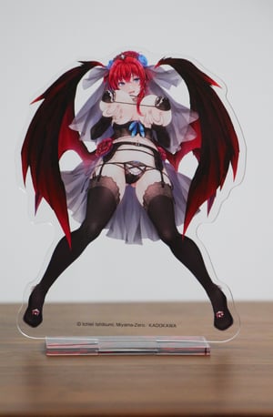 Image of Rias Gremory BIG Lingerie Edition Acrylic Panel Stand Official