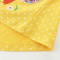 Image 3 of Yellow Long Sleeve Spot Dress- Duck