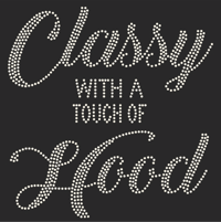 Image 4 of Rhinestone Classy with a Touch of Hood