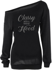 Image 1 of Rhinestone Classy with a Touch of Hood