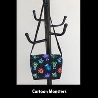 Image 1 of Toddler Tote Bag - Cartoon Monsters