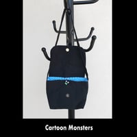 Image 2 of Toddler Tote Bag - Cartoon Monsters