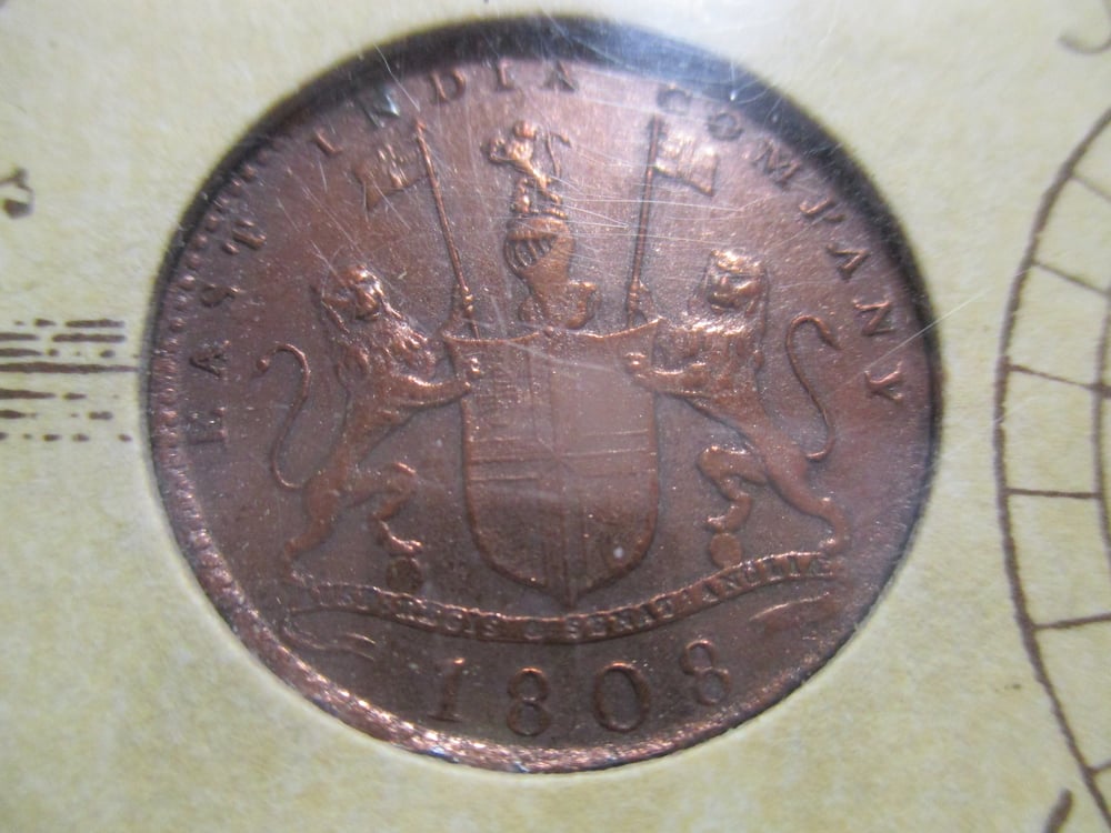 Shipwreck Sale: ADMIRAL GARDNER 1809 SHIPWRECK INDIA COPPER COIN (AG COIN #3) PRICE REDUCED