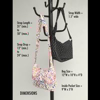 Image 5 of Book Bag / Messenger Bag - Coffee Theme