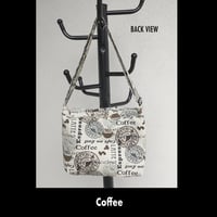 Image 4 of Book Bag / Messenger Bag - Coffee Theme