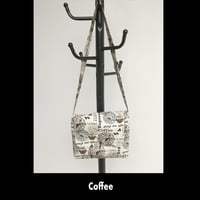 Image 1 of Book Bag / Messenger Bag - Coffee Theme