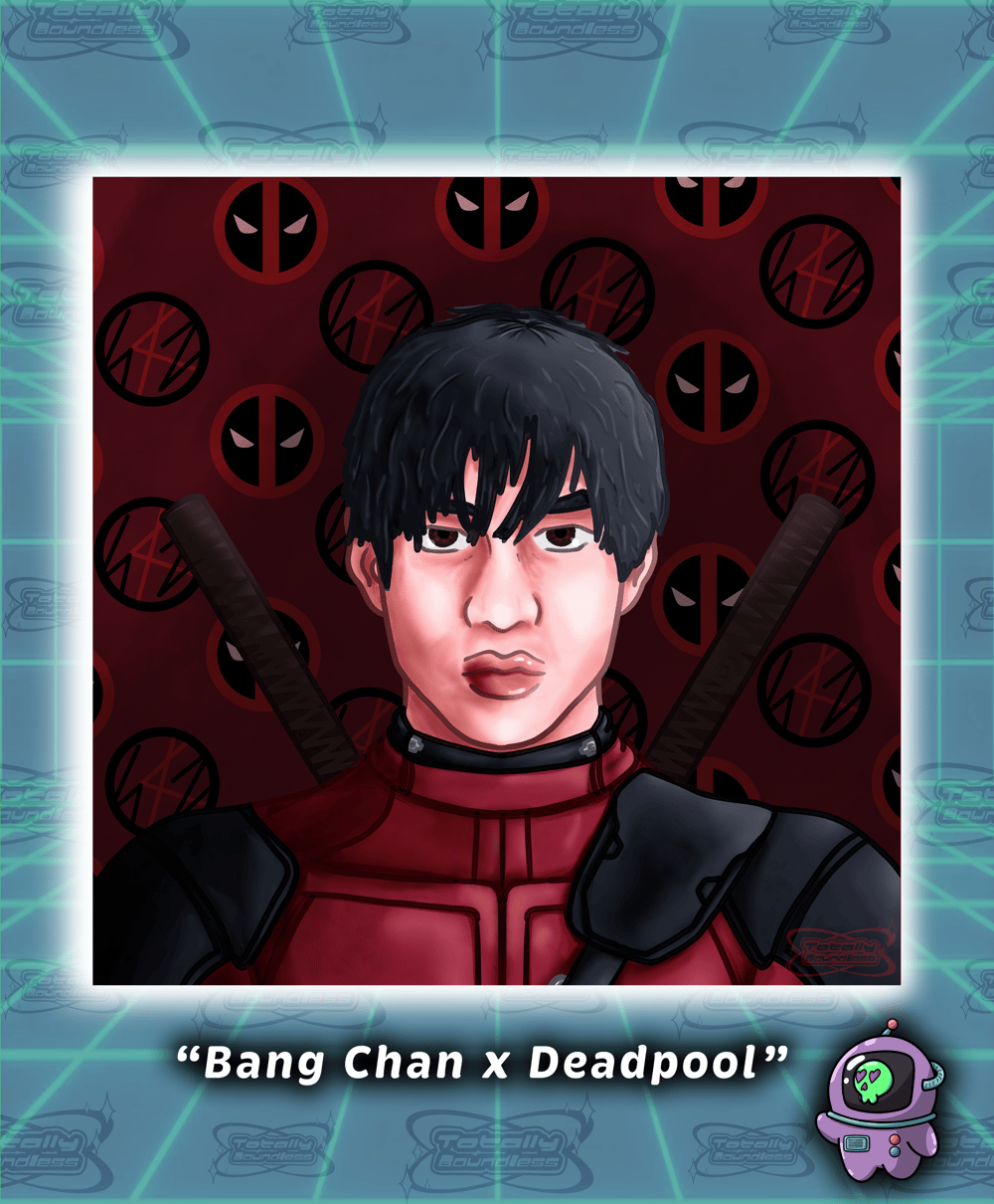 Image of Bang Chan x Deadpool Print