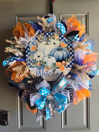 Image 1 of Fall Inspired Custom Wreath