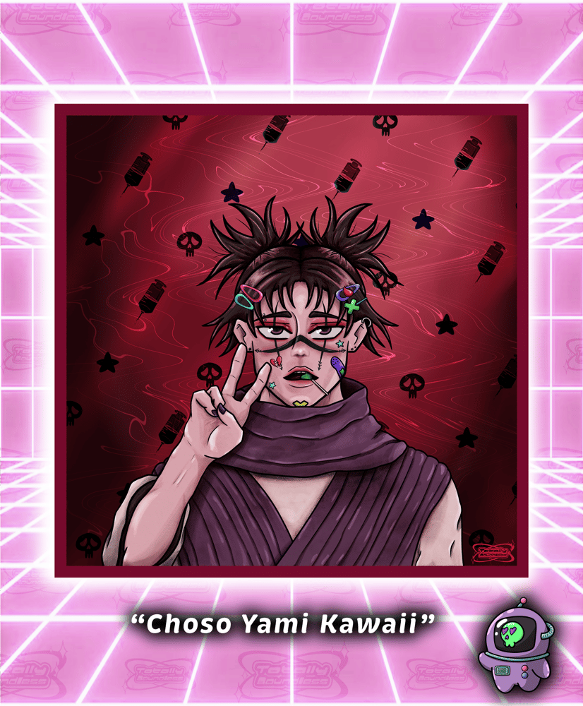 Image of Choso Yami Kawaii Print
