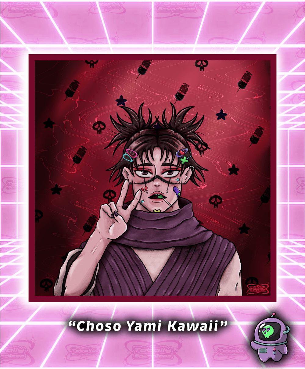 Image of Choso Yami Kawaii Print
