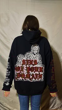 Image 2 of SINS OF YOUR DOMAIN 4-SIDED HOODIE