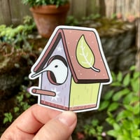 Vinyl Sticker: Birdhouse