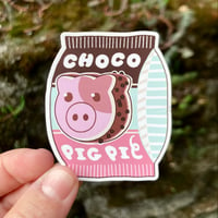 Vinyl Sticker: Choco Pig Pie