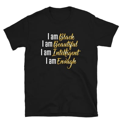 Image of 3PACK PLUS SIZE "I AM" GRAPHIC TEE