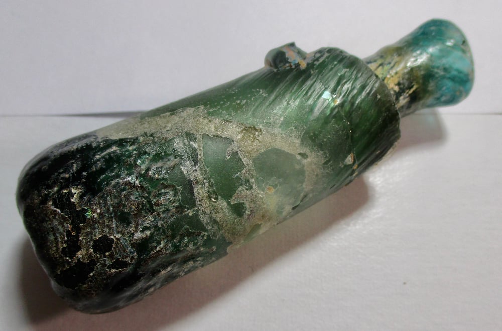 On Sale Now! This Beautiful Roman Glass Bottle is as Lovely as it Looks