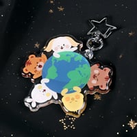 Image 1 of OT5  Earth & Moon Keychain