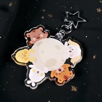 Image 2 of OT5  Earth & Moon Keychain