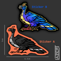 Image 2 of Horned Guan  - Stickers