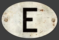 Magnetic Spain 'E' Badge, Standard 180x120mm