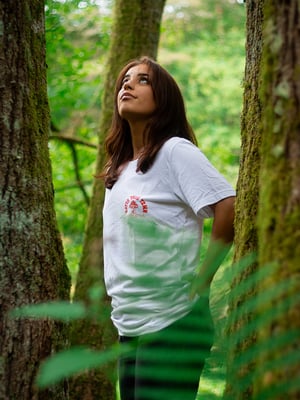 Image of Be Here Now | White T-Shirt 🍄