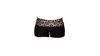 Leopard print yoga shorts 