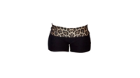 Image 1 of Leopard print yoga shorts 