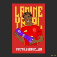 Lamine Yamal Pin Badge - Purple (LIMITED TO 25)