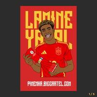 Lamine Yamal Pin Badge - RED (LIMITED TO 5)