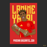 Lamine Yamal Pin Badge - 1 of 1 GOLD 