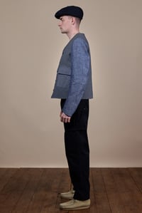 Image 4 of Capital Cardigan Jacket - Blue 