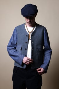 Image 2 of Capital Cardigan Jacket - Blue 