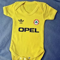 Yellow Opel Baby Grow