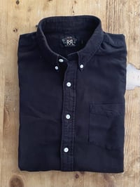 Image 1 of RRL BLACK BUTTON DOWN SHIRT (2)