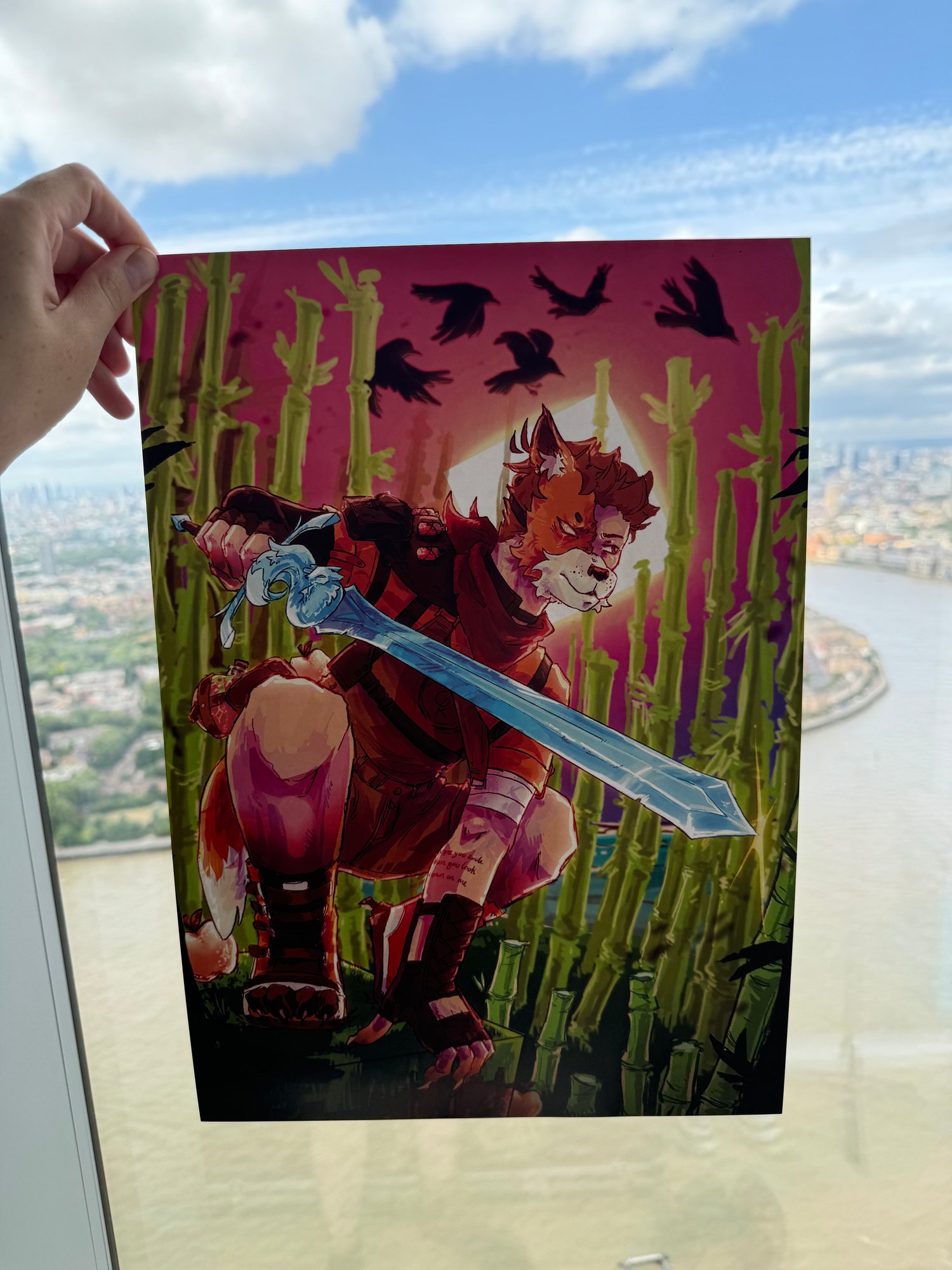 Image of Seapeekay Crow Poster (Signed)