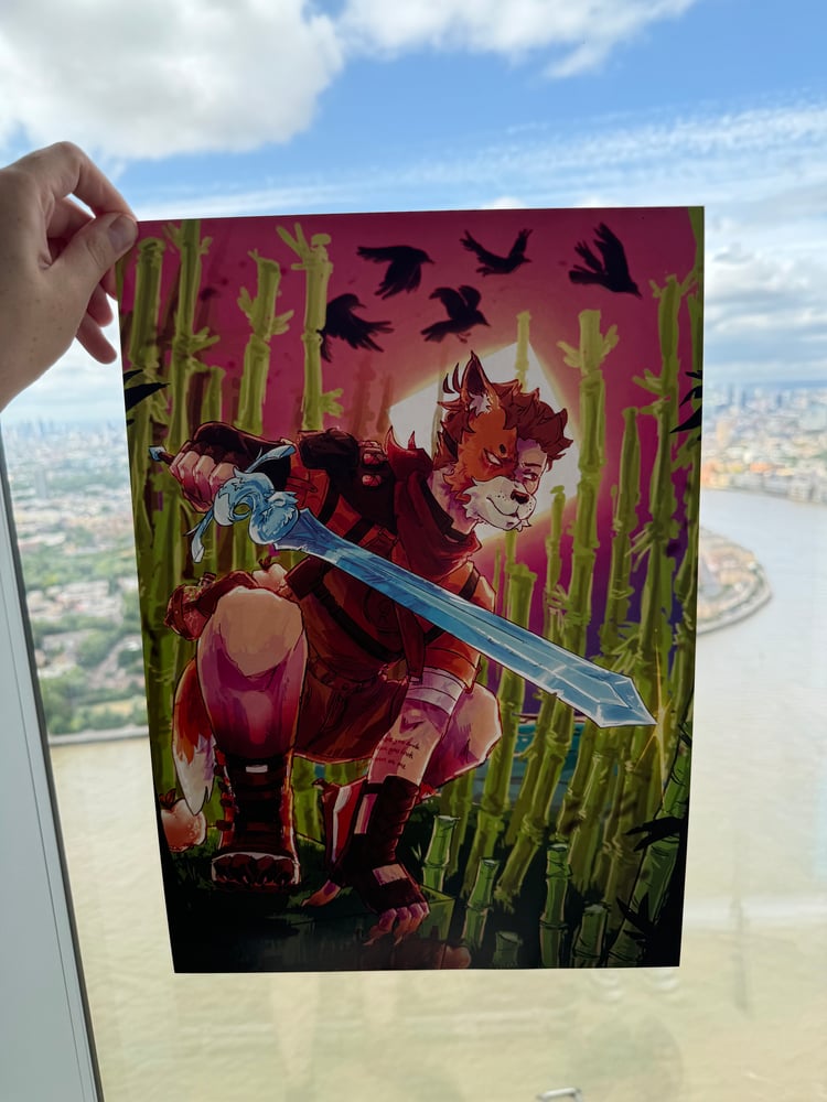 Image of Seapeekay Crow Poster (Signed)