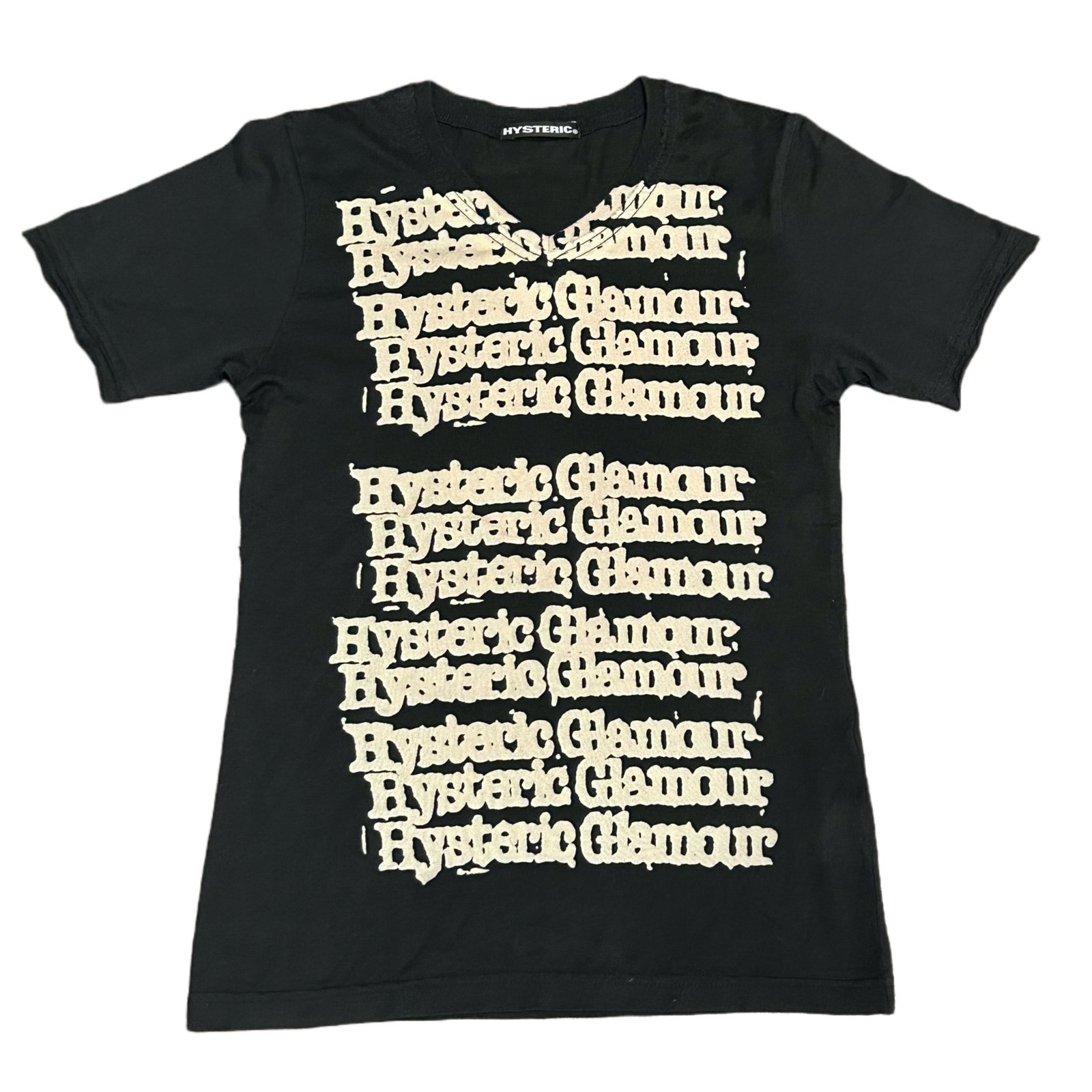 Hysteric Glamour typewriter tee | dirt fruits