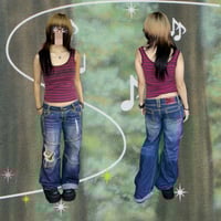 Image 2 of Hysteric Glamour striped tank