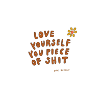 Image 1 of Love yourself Bubble-free stickers