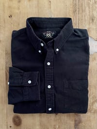 Image 1 of RRL BLACK BUTTON DOWN SHIRT (3)