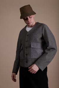 Image 5 of Capital Cardigan Jacket - Khaki