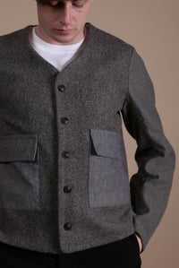 Image 6 of Capital Cardigan Jacket - Khaki