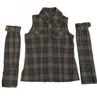 Image 1 of Peace Now top with arm sleeves