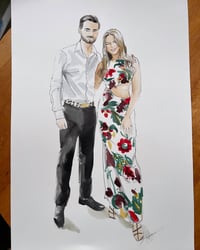 Image 2 of Custom Couple Illustration