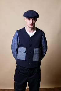 Image 14 of Capital Cardigan Jacket - Navy