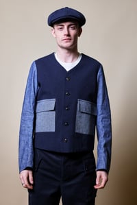 Image 2 of Capital Cardigan Jacket - Navy