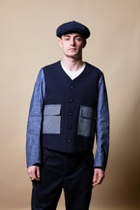 Image 6 of Capital Cardigan Jacket - Navy