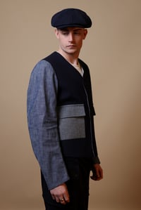 Image 9 of Capital Cardigan Jacket - Navy