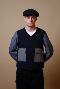 Image 11 of Capital Cardigan Jacket - Navy