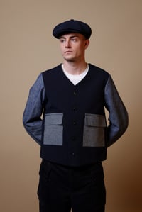 Image 12 of Capital Cardigan Jacket - Navy